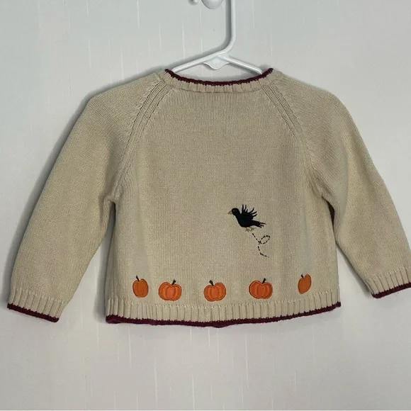 Y2K 2nd Step Fall Tan Scarecrow Pumpkin
Cardigan button Sweater 12M - Picture 6 of 10